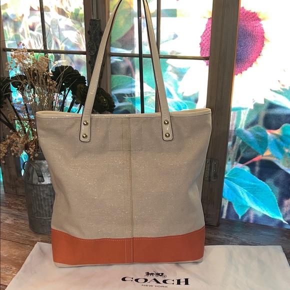 Coach Pierre Le Tan Beach Canvas Tote - Picture 4 of 9